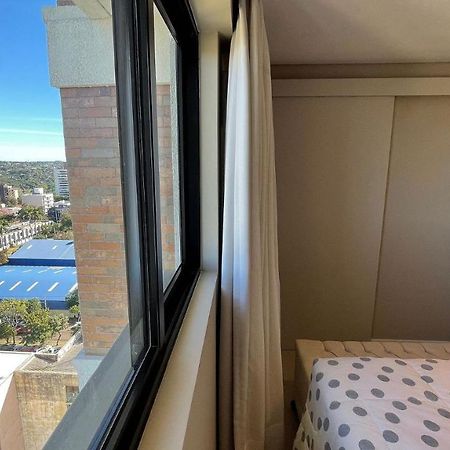 Ferienwohnung Studio No Ultimo Andar No Centro De Foz Com Vista Para O Rio Parana Foz do Iguaçu Exterior foto