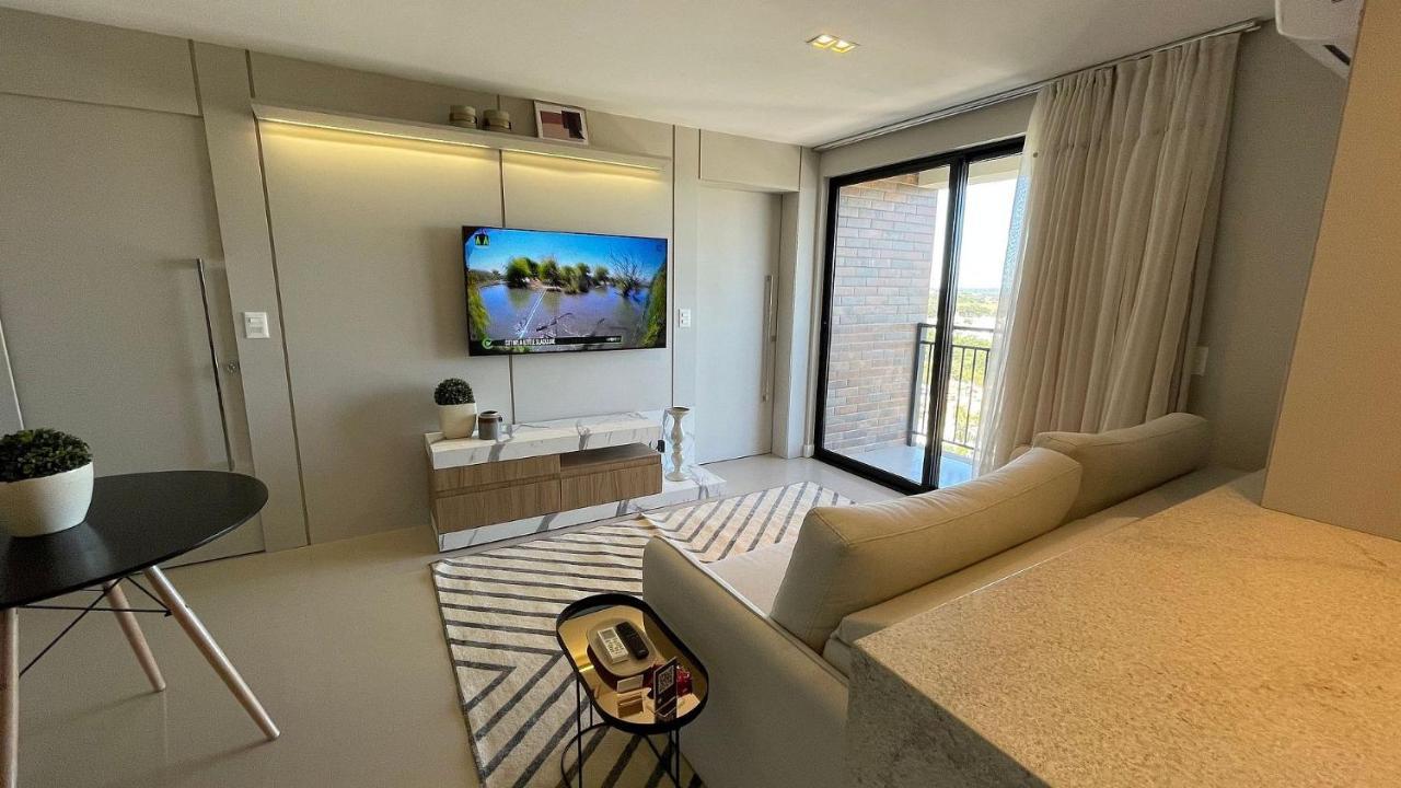 Ferienwohnung Studio No Ultimo Andar No Centro De Foz Com Vista Para O Rio Parana Foz do Iguaçu Exterior foto