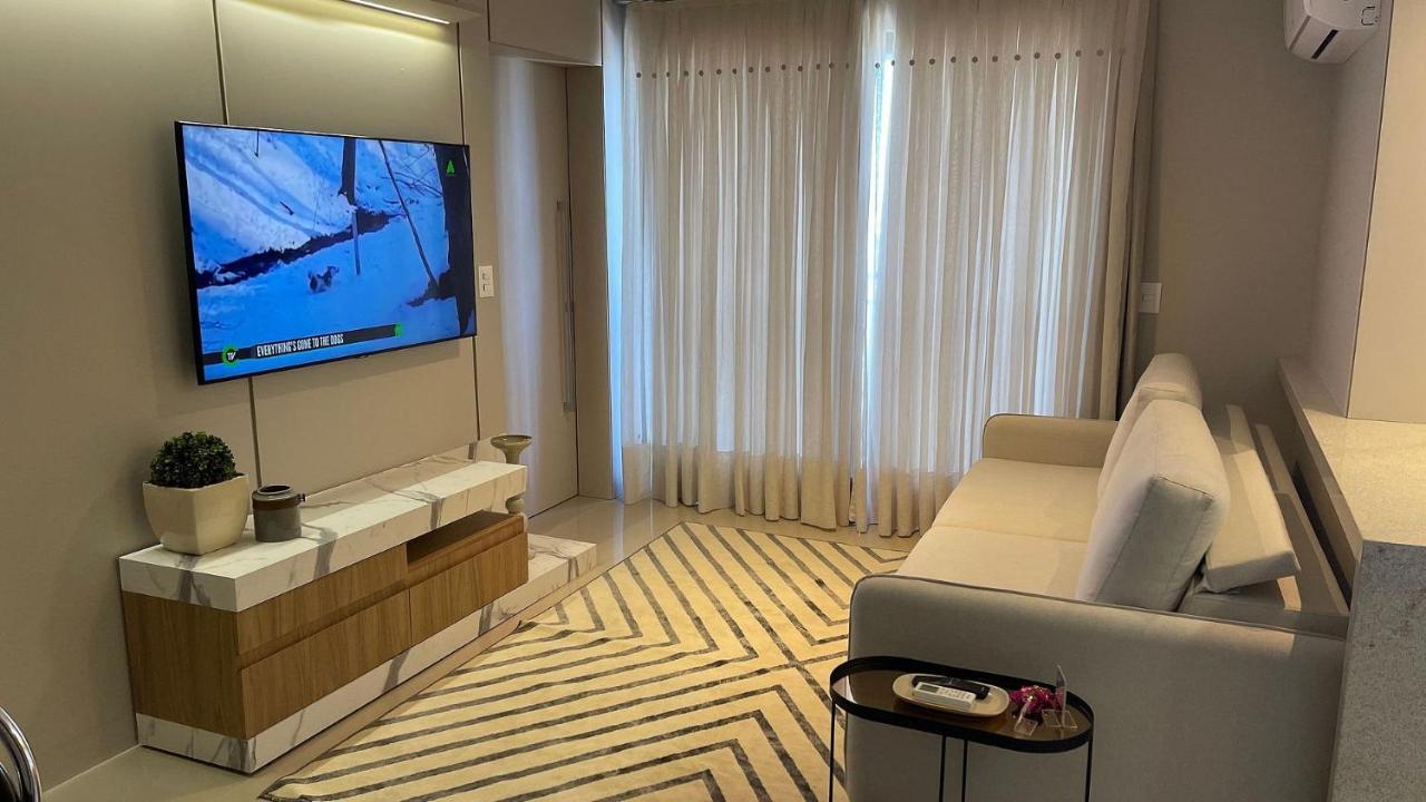 Ferienwohnung Studio No Ultimo Andar No Centro De Foz Com Vista Para O Rio Parana Foz do Iguaçu Exterior foto