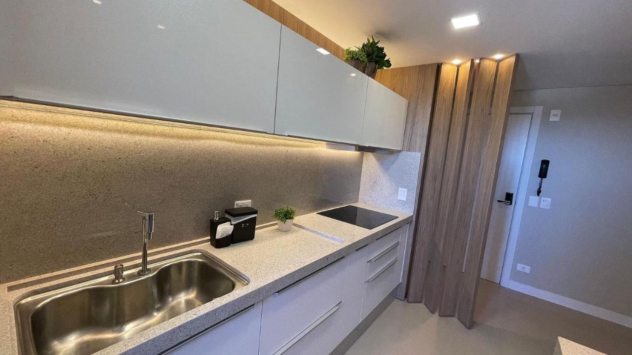 Ferienwohnung Studio No Ultimo Andar No Centro De Foz Com Vista Para O Rio Parana Foz do Iguaçu Exterior foto
